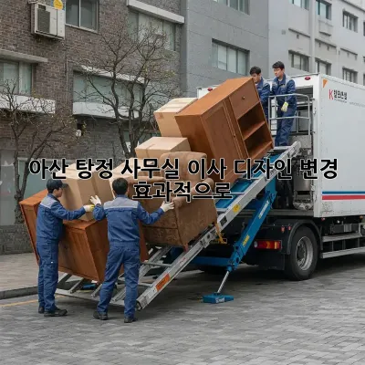 아산 탕정 사무실 이사? 디자인 변경 효과적으로!
