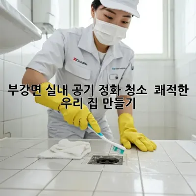 부강면 실내 공기 정화 청소 ✨ 쾌적한 우리 집 만들기!