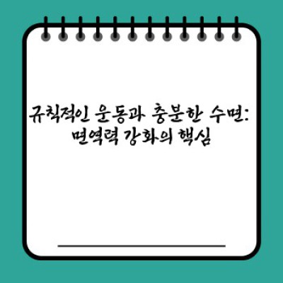 겨울철 감기·독감 뚝! 면역력 강화 완벽 가이드: 건강한 겨울나기