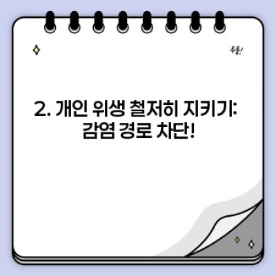 감기예방 완벽 가이드: 면역력 강화부터 생활 습관 개선까지