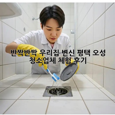 반짝반짝✨ 우리집 변신! #평택 #오성 청소업체 체험 후기 🏡