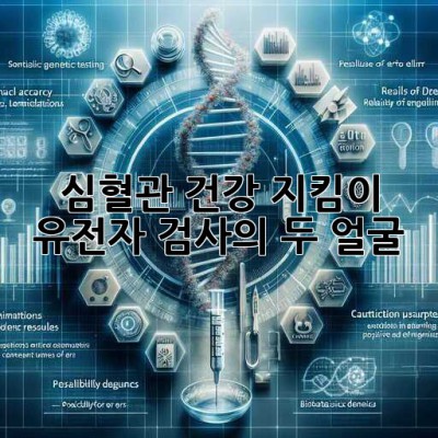 심혈관 건강 지킴이🚨 유전자 검사의 두 얼굴🧐