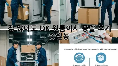 짐 많아도 OK! 원룸이사 용달 후기 (송월동)