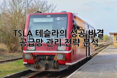 TSLA: 테슬라의 성공 비결, 공급망 관리 전략 분석