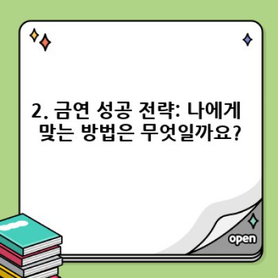 새해맞이 건강관리와 금연 도전: 성공적인 계획 수립과 실천 전략