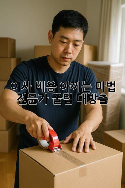 📦 이사 비용 아끼는 마법! 전문가 꿀팁 대방출 🍯