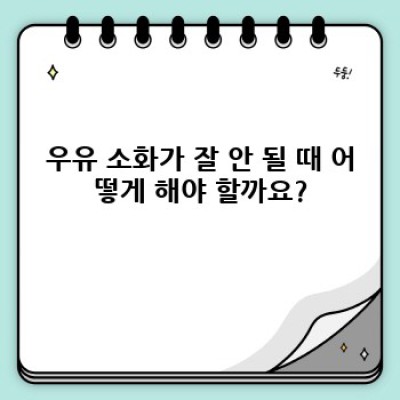 건강하게 우유 마시는 법: 종류별 효과 & 섭취 팁 완벽 가이드