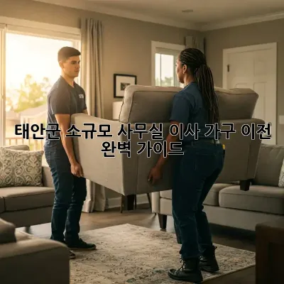 태안군 소규모 사무실 이사, 가구 이전 완벽 가이드
